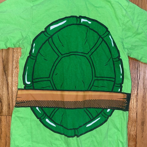 Boys Teenage Mutant Ninja Turtles 1Onesie Pajama Size 5 Green Costume - Picture 7 of 7